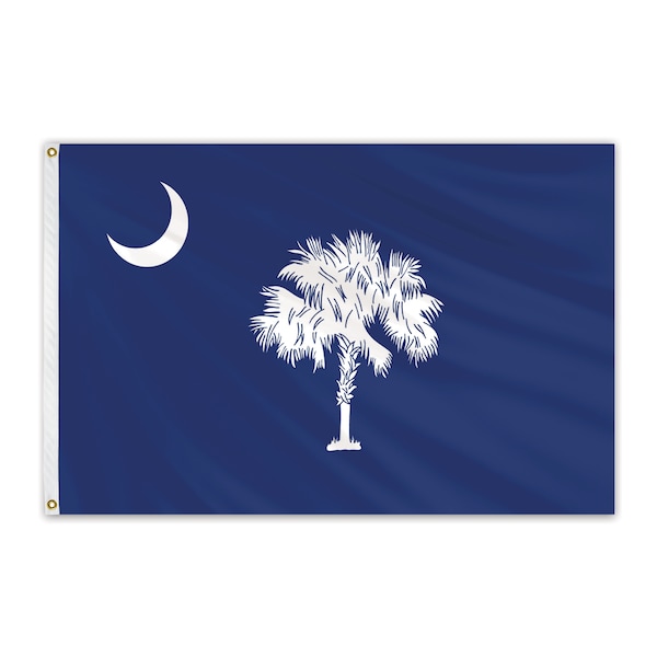 Global Flags Unlimited South Carolina Outdoor Nylon Flag 5'x8' 200602